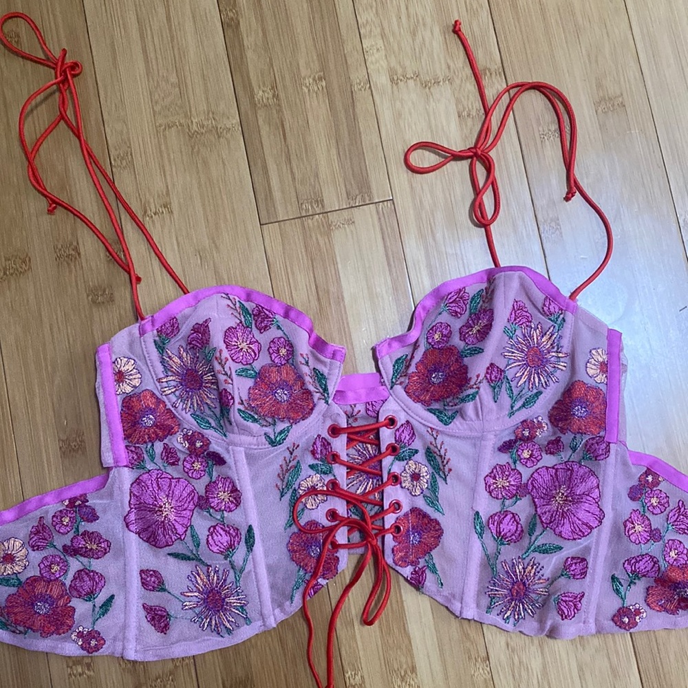 For Love & Lemons Kaylee Crop Top